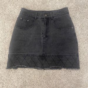 WOMENS VERSONA DENIM MINI SKIRT